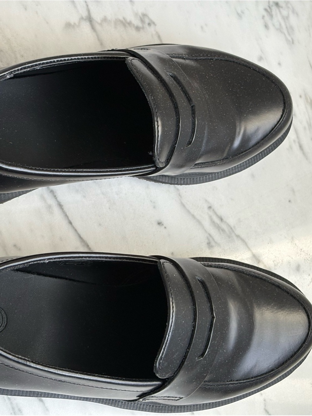 Dr. Martens Black Leather Penny Loafers